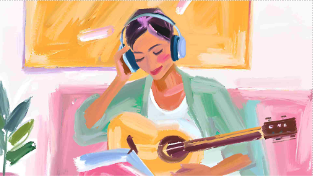 Mendengarkan Musik