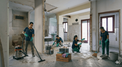 Jasa Bersih Rumah Setelah Renovasi